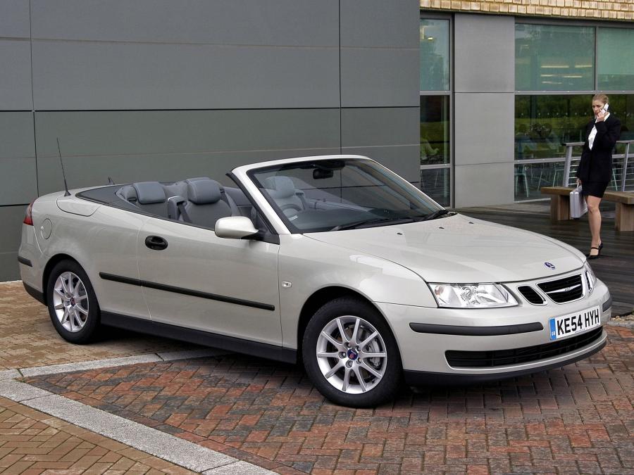  Saab 9-3 1.8t Convertible 2003 года  (UK) (фото 7 из 12)